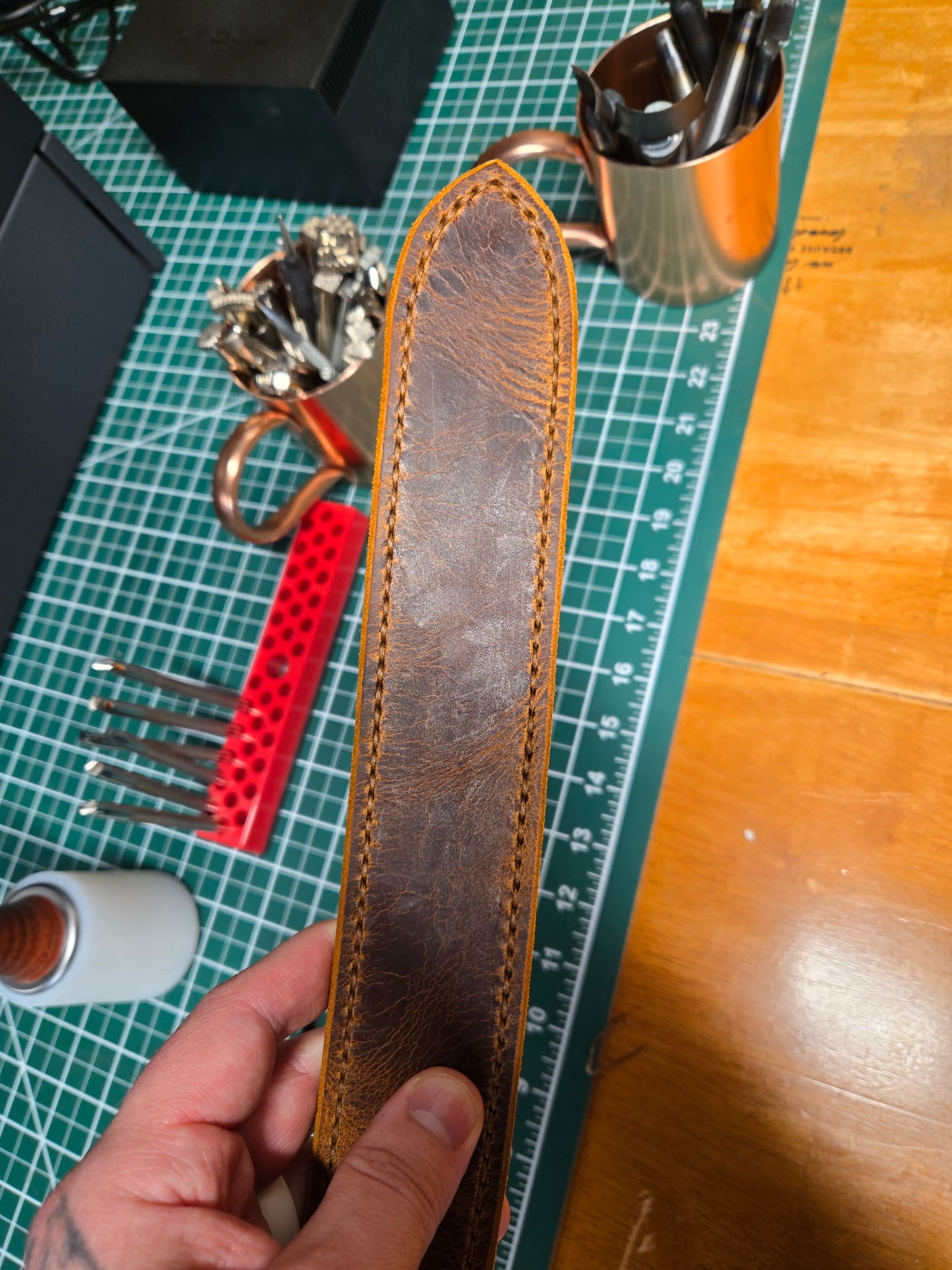 Handmade Custom Leather Belt