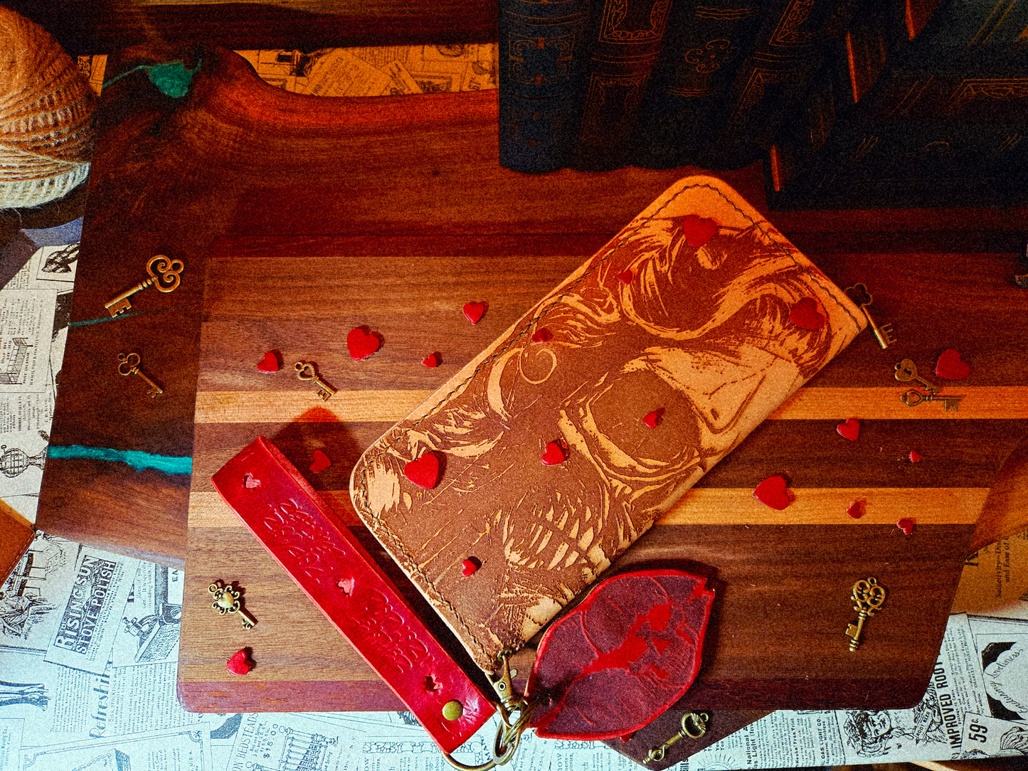 The "Marilyn" -Murphy Wristlet